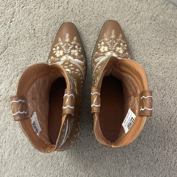 Dingo Primrose Leather Bootie Size 7 - Picture 5 of 8